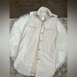 NWT H&M long vest